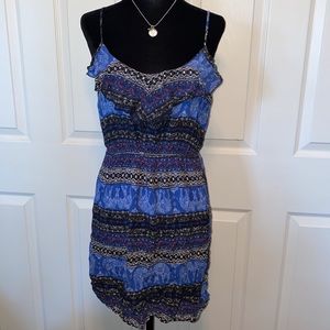 Black, White & Blue Dress